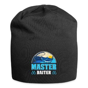 Master Baiter - Wels Catfish Hunter - Jersey-Beanie - Schwarz - Vorne