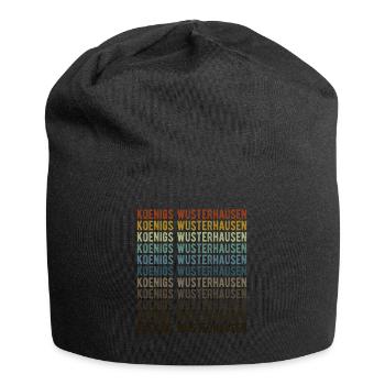 Koenigs Wusterhausen Stadt Retro Vintage - Jersey-Beanie - Schwarz - Vorne