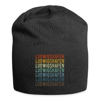 Ludwigshafen City Retro Vintage - Jersey Beanie - black - Front