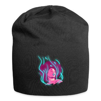 Afro Girl Black Story Mélanine Black St - Bonnet en jersey - noir - Devant