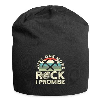 Drôle de chasse aux rochers Géologue Chasseur de roches - Bonnet en jersey - noir - Devant