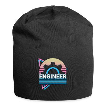 Engineer Engineering Retro - Jersey Beanie - black - Front