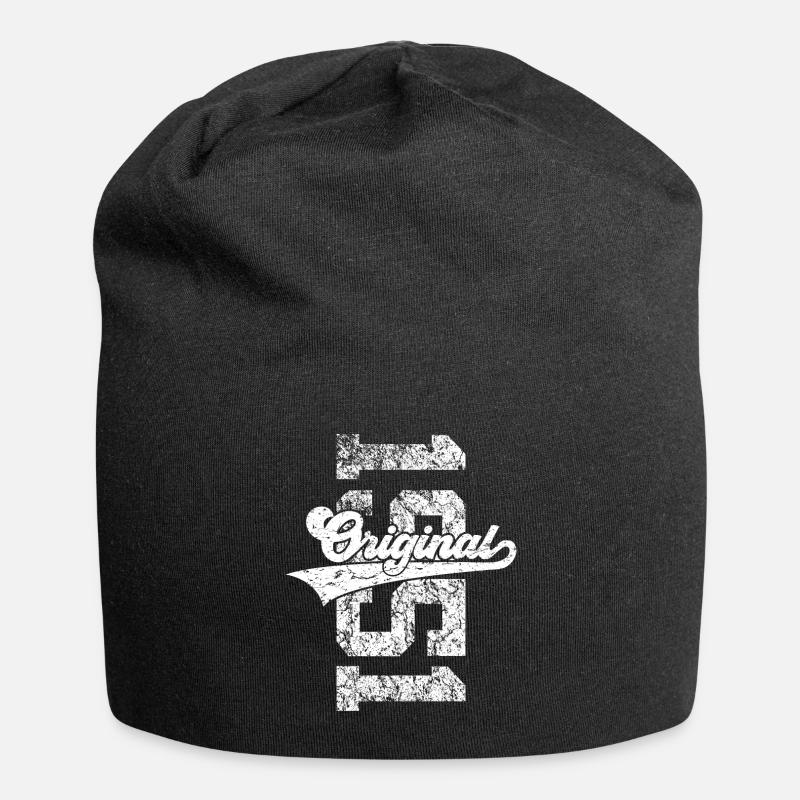 75. GEBURTSTAG ORIGINAL 1951 - Jersey-Beanie - Schwarz