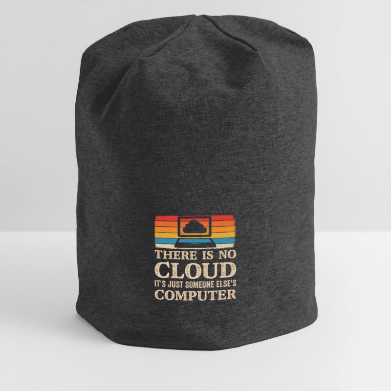 Informatik Spruch Cloud Computing Programierer Jersey-Beanie