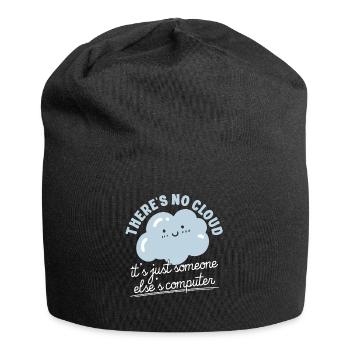 Cloud Computing Informatik Programmierung Dev - Jersey-Beanie - Schwarz - Vorne