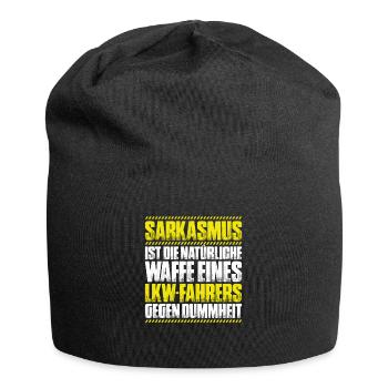 LKW-Fahrer Fernfahrer Berufskraftfahrer Trucker - Jersey-Beanie - Schwarz - Vorne