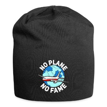 Airline Pilot Ohne Flugzeug Kein Ruhm Flieger - Jersey-Beanie - Schwarz - Vorne