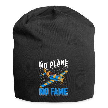 Airline Pilot Piloten Spruch Flugzeugpilot - Jersey-Beanie - Schwarz - Vorne