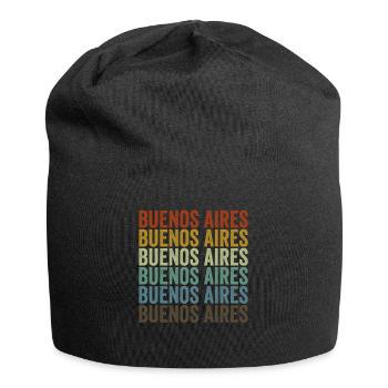 Buenos Aires Argentinien Retro Vintage - Jersey-Beanie - Schwarz - Vorne