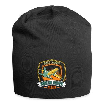 Airline Pilot Captain Saying - Jersey Beanie - black - Front