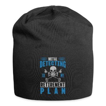 Détection de métaux, détecteur de métaux - Bonnet en jersey - noir - Devant
