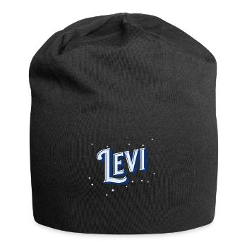 Levi noms personnalisés - Bonnet en jersey - noir - Devant