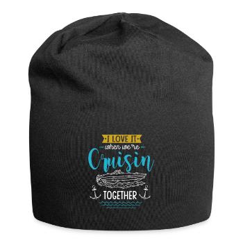 I love it when we were cruisin together - Jersey Beanie - black - Front