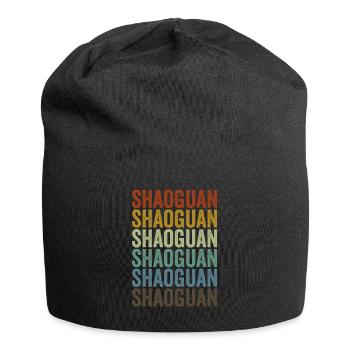 Shaoguan Chine Rétro Vintage - Bonnet en jersey - noir - Devant