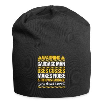 Specialist for recycling and waste management - Jersey Beanie - black - Front