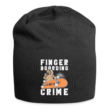 Fingerboard Finger Skateboarding Fingerboarding - Jersey-Beanie - Schwarz - Vorne