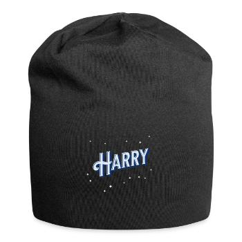 Nom Harry personnalisé - Bonnet en jersey - noir - Devant