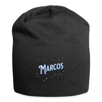 Marco's name personalized - Jersey Beanie - black - Front