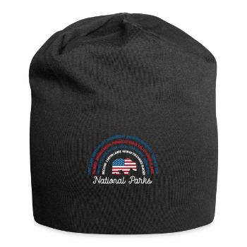Parcs nationaux des États-Unis, Parc national, Denali, Redwood - Bonnet en jersey - noir - Devant