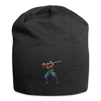 Épée Katana Samouraï - Bonnet en jersey - noir - Devant