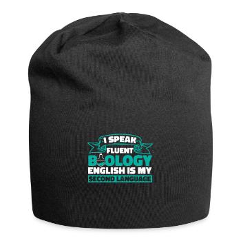 Biologie Biologe Biologie Hauptfach - Jersey-Beanie - Schwarz - Vorne