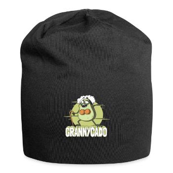 Grand-mère grand-mère Omi - Bonnet en jersey - noir - Devant