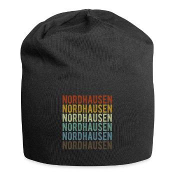 Nordhausen Stadt Retro Vintage - Jersey-Beanie - Schwarz - Vorne