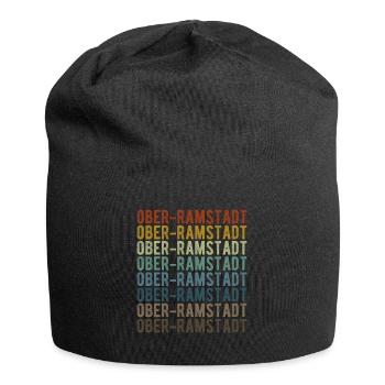 Ober-Ramstadt Stadt Retro Vintage - Jersey-Beanie - Schwarz - Vorne