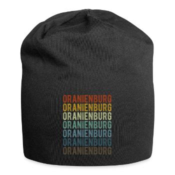 Oranienburg Stadt Retro Vintage - Jersey-Beanie - Schwarz - Vorne