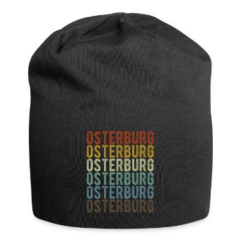 Osterburg City Retro Vintage - Bonnet en jersey - noir - Devant