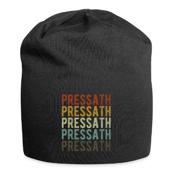 Pressath City Rétro Vintage - Bonnet en jersey - noir - Devant
