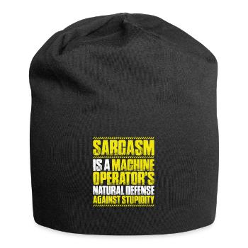 Machine and plant operator Machine operator - Jersey Beanie - black - Front