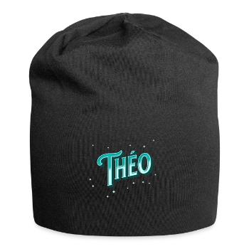 Theo name personalized - Jersey Beanie - black - Front