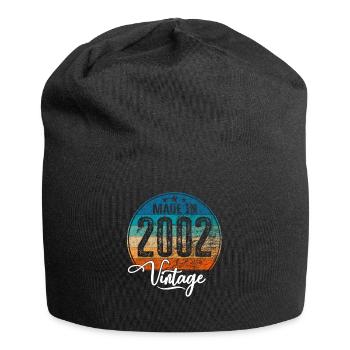 Vintage Made in 2002 Geburtsjahr 2002 Geburtstag - Jersey-Beanie - Schwarz - Vorne