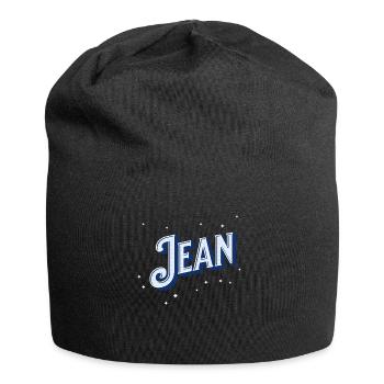 Jean names personalized - Jersey Beanie - black - Front