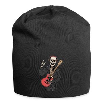 Downtown Girl Aesthetic Skeleton Rock Band - Bonnet en jersey - noir - Devant