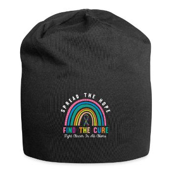 Fight cancer in all colors - Jersey Beanie - black - Front