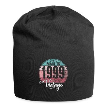 Vintage Fabriqué en 1999 Année de naissance 1999 Anniversaire - Bonnet en jersey - noir - Devant