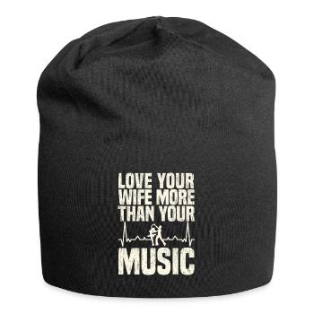 Sound Engineer Sound Engineer Husband - Jersey Beanie - black - Front