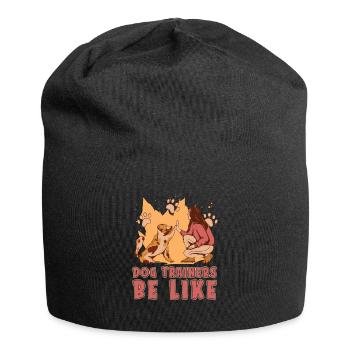 Hundetrainer Hundetrainer - Jersey-Beanie - Schwarz - Vorne