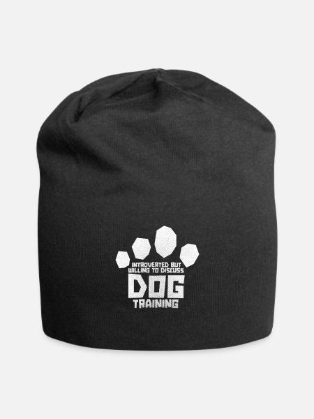Hundetrainer Pfote Hundetrainer - Jersey-Beanie - Schwarz
