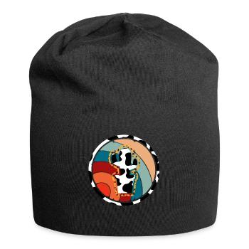 Westliche Kuhkaktus - Jersey-Beanie - Schwarz - Vorne