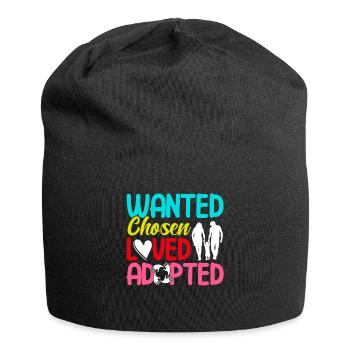 Adoption of children Adoption foster parents - Jersey Beanie - black - Front