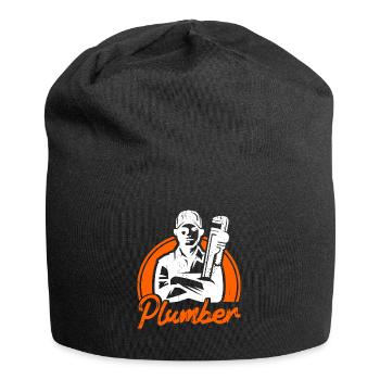 Commercial sanitary fittings Plumbers - Jersey Beanie - black - Front
