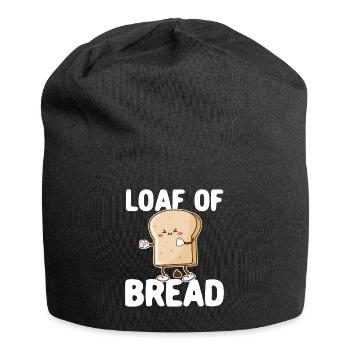 Lustiger Brotbacken-Bäcker - Jersey-Beanie - Schwarz - Vorne