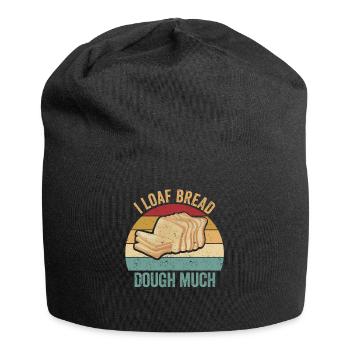 Funny bread baker - Jersey Beanie - black - Front