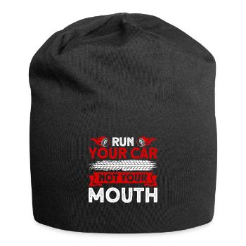 Drag Racing Drag Race Car Racing Gift - Jersey Beanie - black - Front