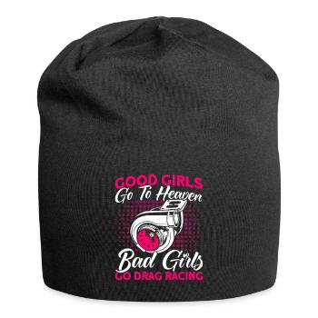 Drag Race Drag Racing Car Racing Gift - Jersey Beanie - black - Front