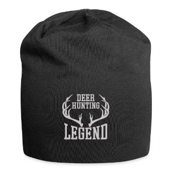 Hirschjagd Legende Jäger HIrschgeweih - Jersey-Beanie - Schwarz - Vorne