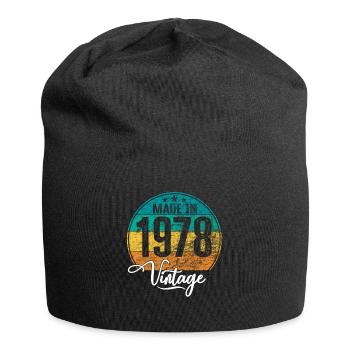 Vintage Fabriqué en 1978 Année de naissance 1978 Anniversaire - Bonnet en jersey - noir - Devant